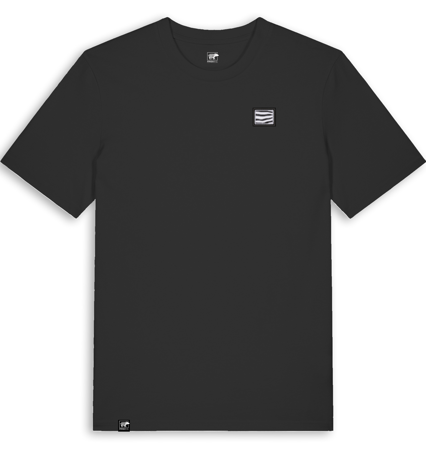FRISKING T-Shirt "black&white-Stick understated"