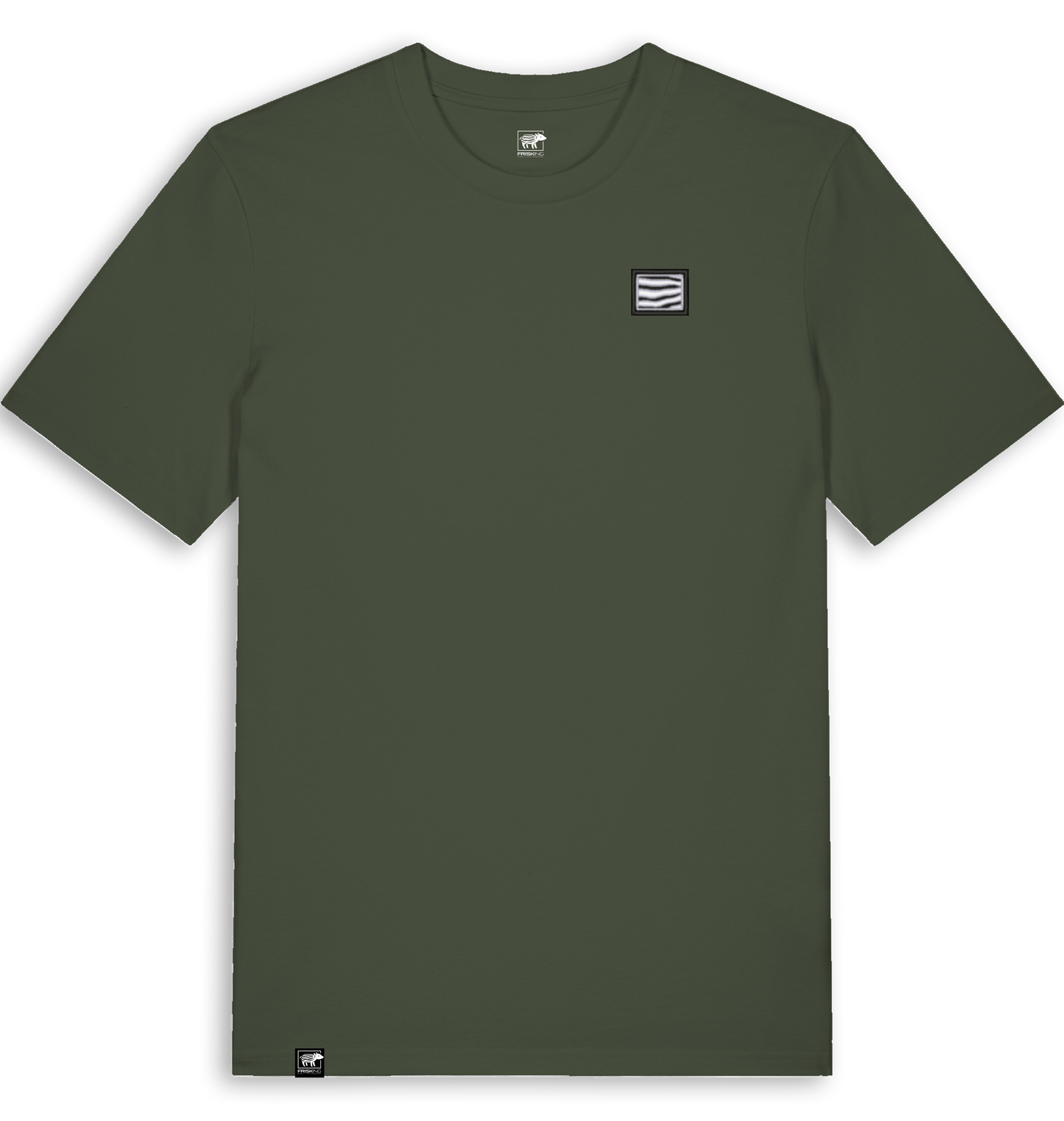 FRISKING T-Shirt "black&white-Stick understated"