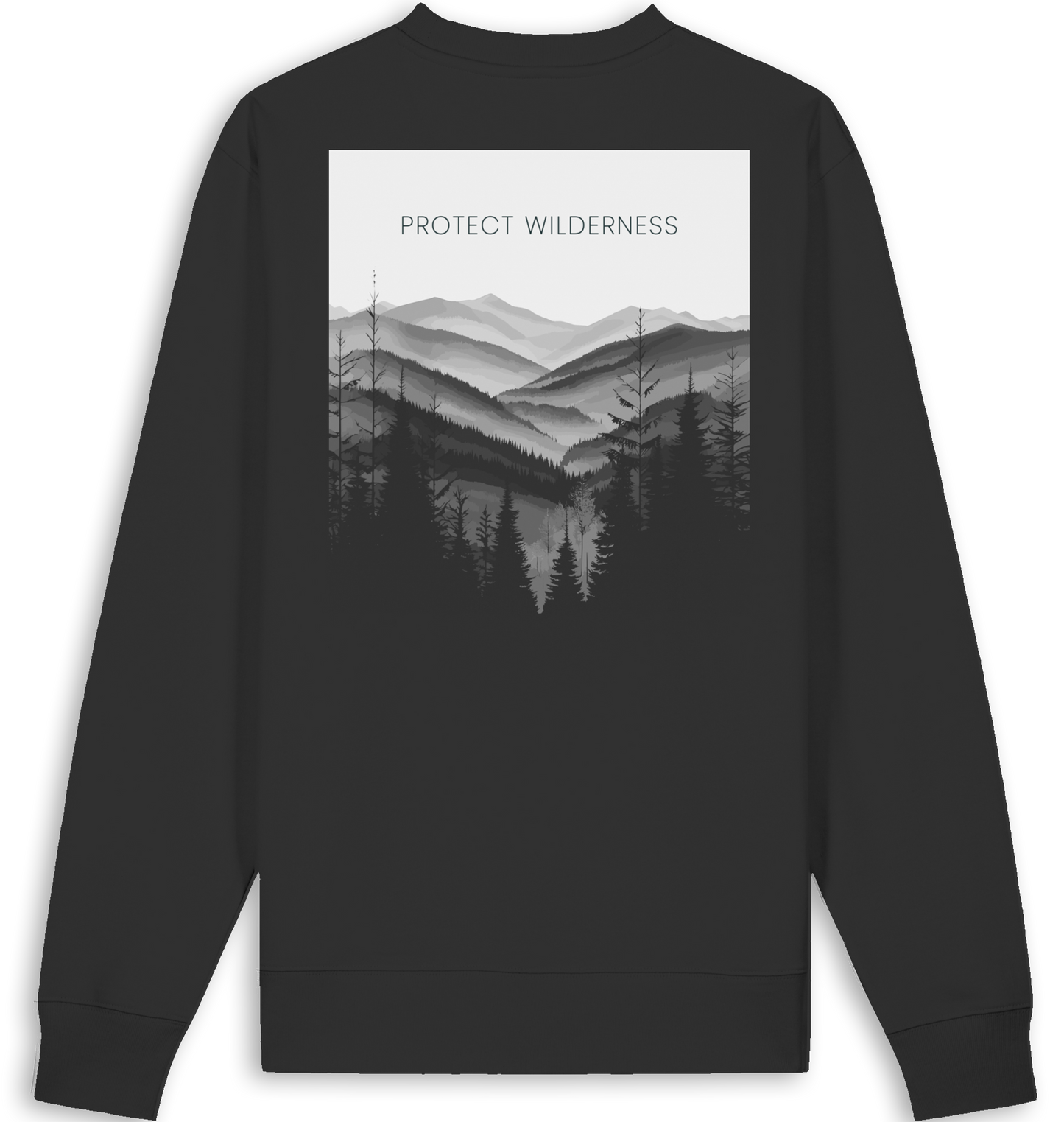 FRISKING Sweatshirt "Protect Wilderness" Backprint und FRISKING-Stick