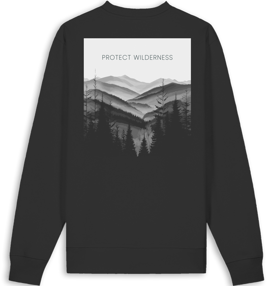 FRISKING Sweatshirt "Protect Wilderness" Backprint und FRISKING-Stick