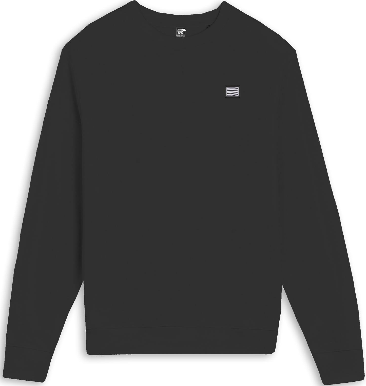FRISKING Sweatshirt "black&white-Stick understated"