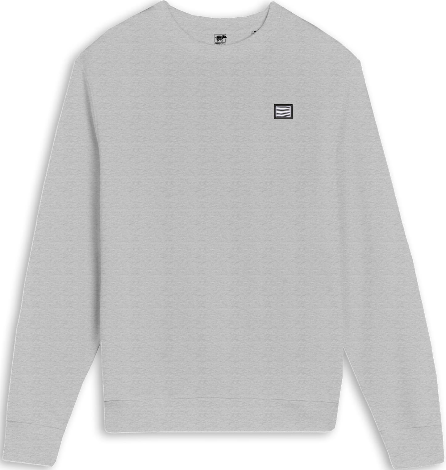 FRISKING Sweatshirt "black&white-Stick understated"