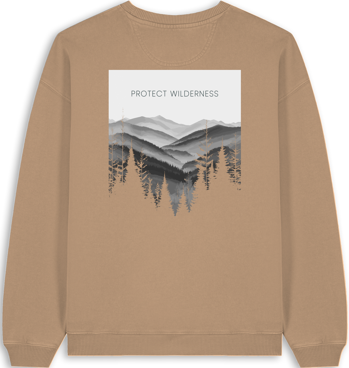FRISKING UNISEX Vintage Oversize Sweatshirt "Protect Wilderness Backprint" und FRISKING-Stick