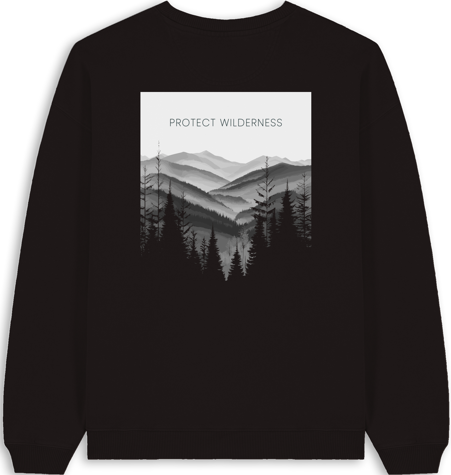 FRISKING UNISEX Vintage Oversize Sweatshirt "Protect Wilderness Backprint" und FRISKING-Stick